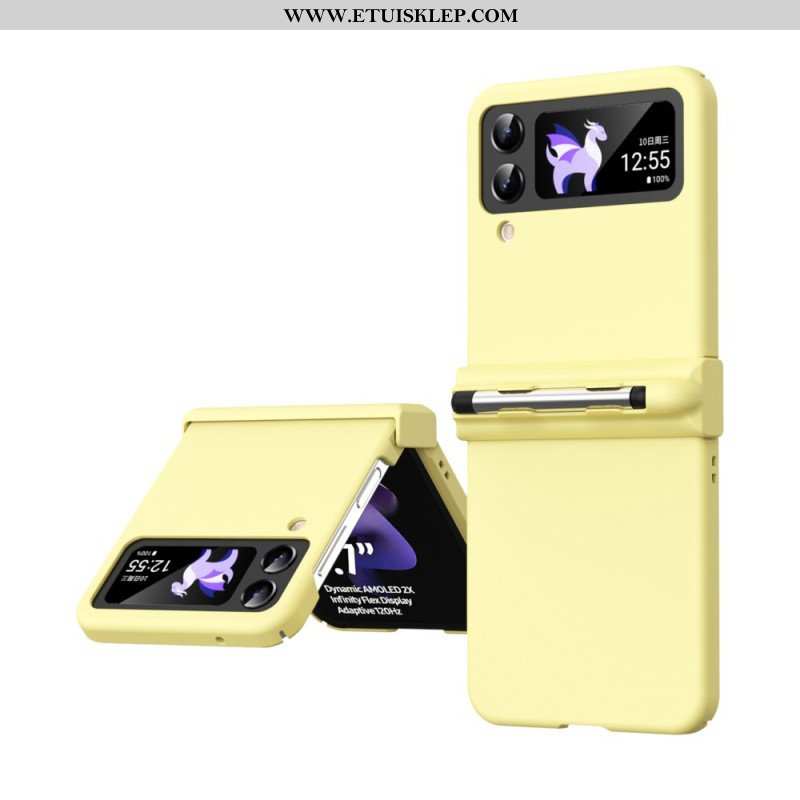 Etui do Samsung Galaxy Z Flip 4 Etui Folio Klasyka Z Rysikiem